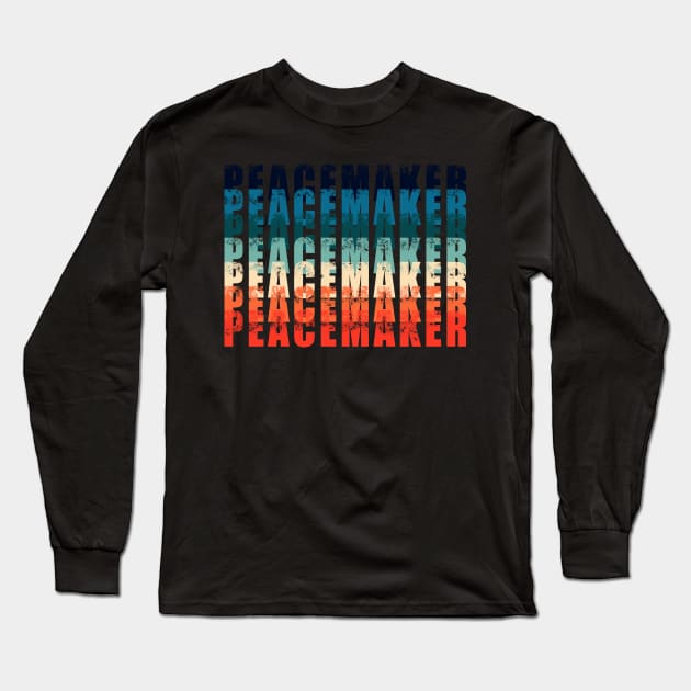 Peacemaker for God Long Sleeve T-Shirt by terrivisiondesigns